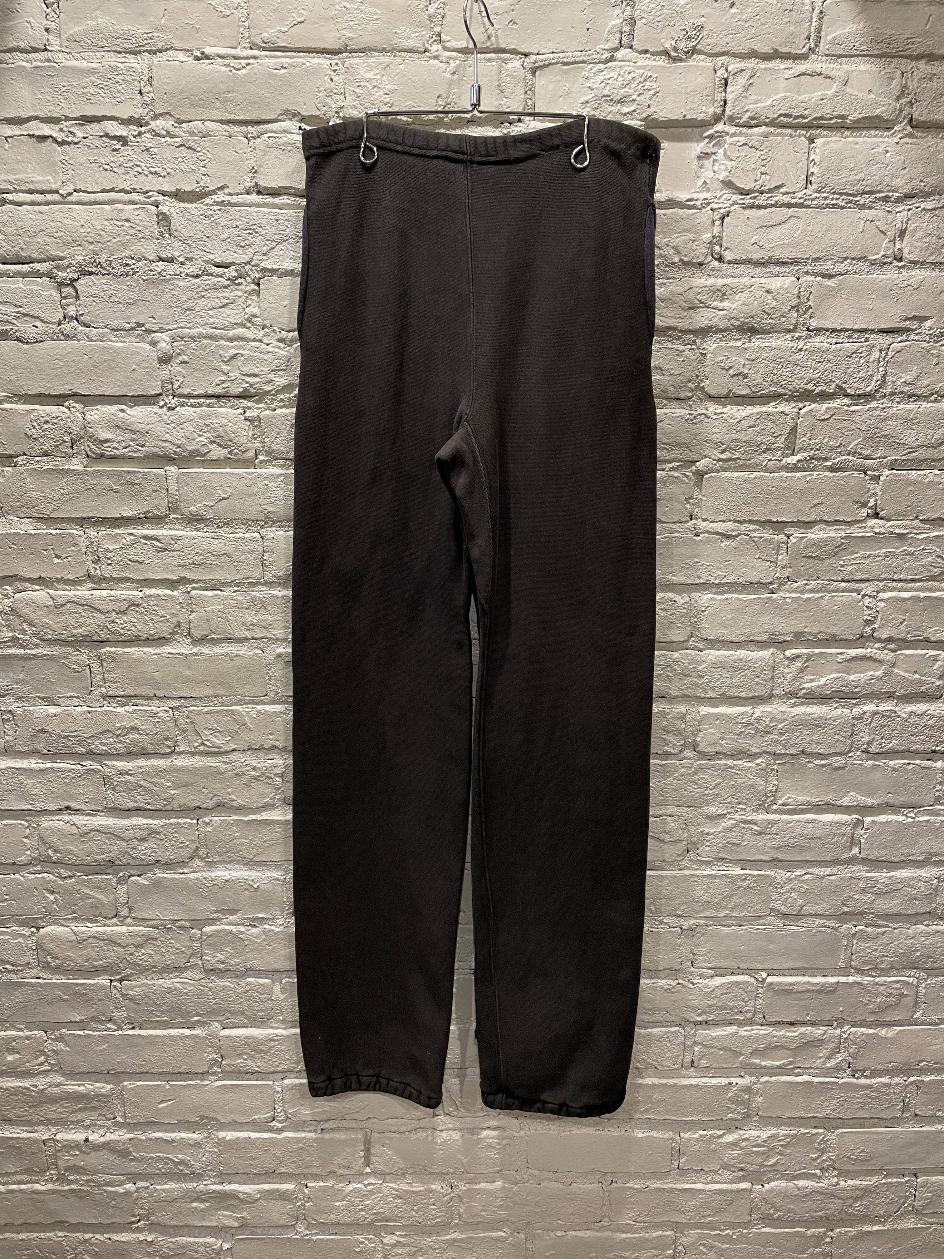 80年代 champion リバースウィーブ スウェットパンツ 黒 | Used 