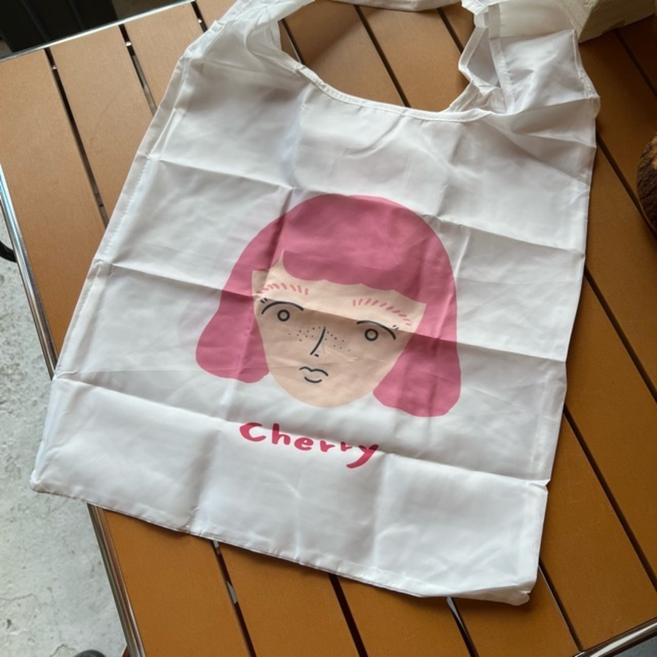 ENNUI ECO BAG　Cherry　アンニュイエコバッグ　チェリー　折り畳み　エコバッグ　バッグ　かわいい