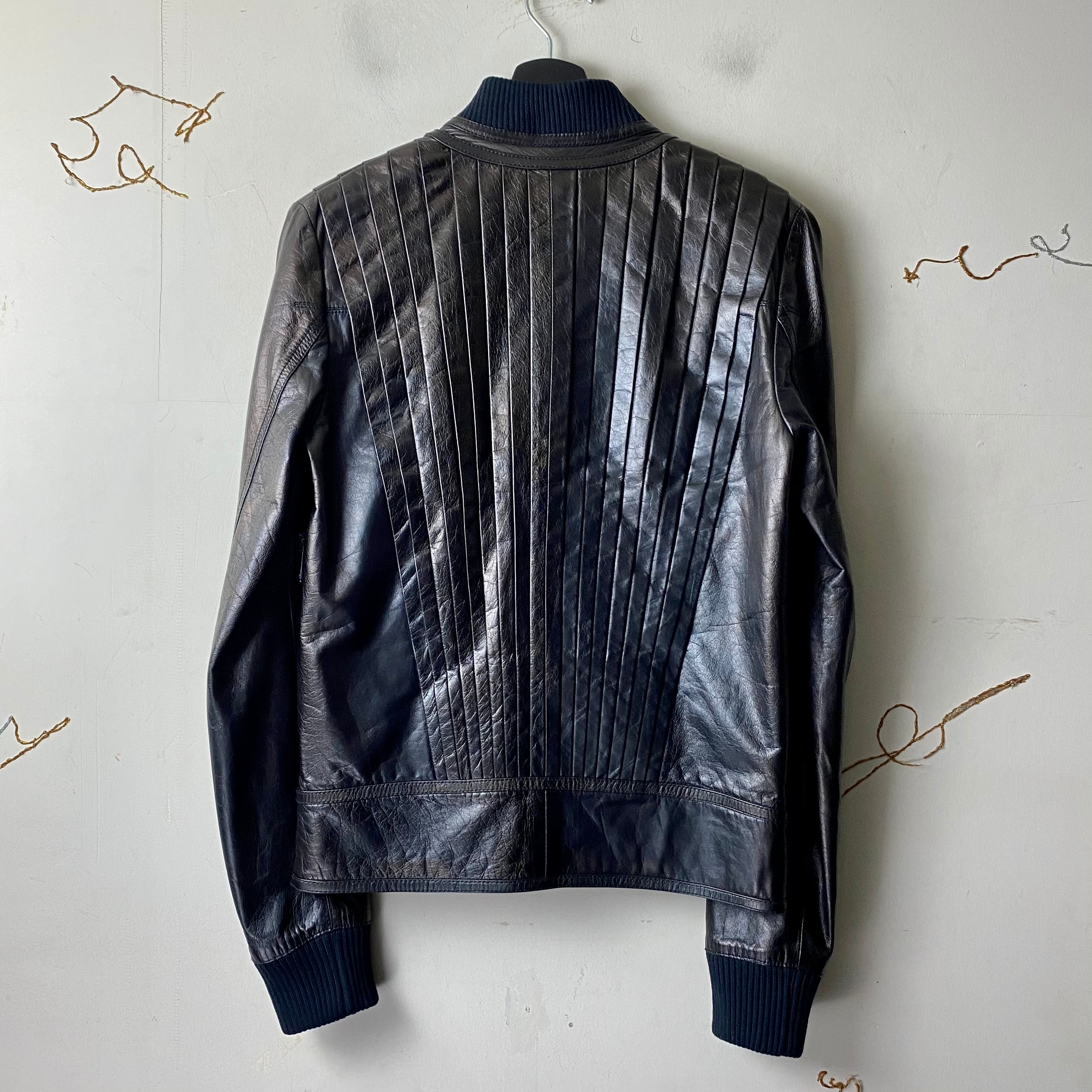 ChristianDior クリスチャンディオールリアルレザージャケットbrown ブランド古着屋 Jesus Judas ジーザス ジューダス