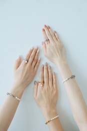 『夏の記憶』pearl chain bracelet