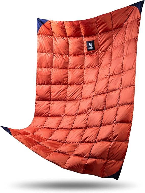 OneTigris ダウンブランケット 195cmⅹ135cm マルチブランケット 防寒