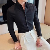 striped long sleeve shirt 00160