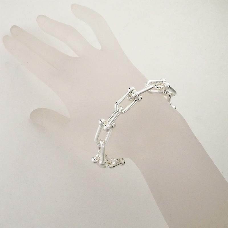 ティファニー TIFFANY&Co. ハードウェア ラージ リンク ブレスレット