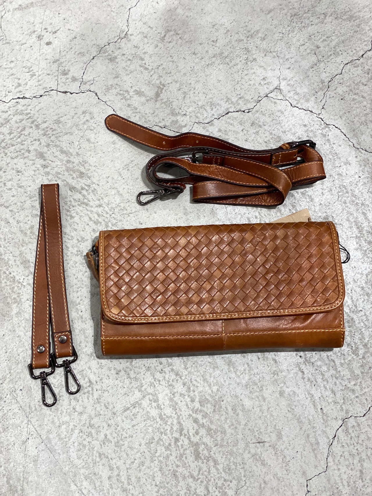 本革お財布バッグ