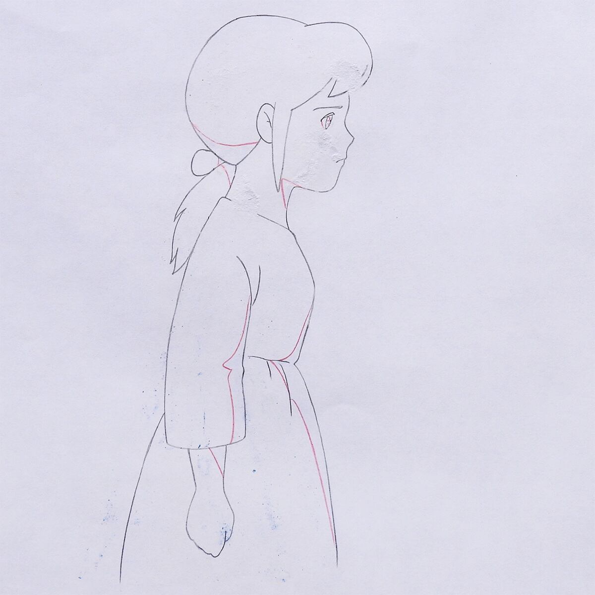MARCO 母を訪ねて三千里 フィオリーナ セル画 原画 絵画 額新品 劇場版