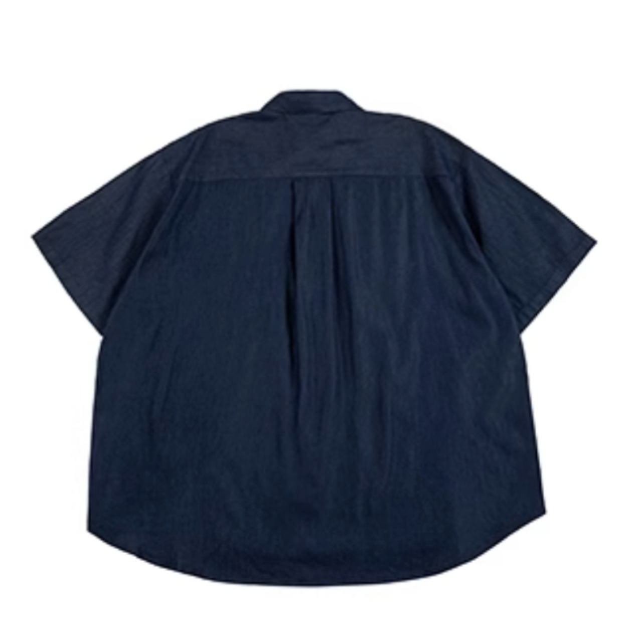 薄デニム半袖サマーワークシャツ　0721