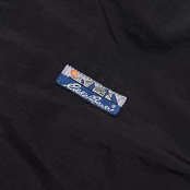 80s USA製 Eddie Bauer エディーバウアー 裏フリース ハイネック ナイロン ジャケット ジャンパー M/ブラック レディースビンテージ
