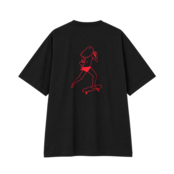 canterbury x Coffee Supreme  skater girl Tシャツ black