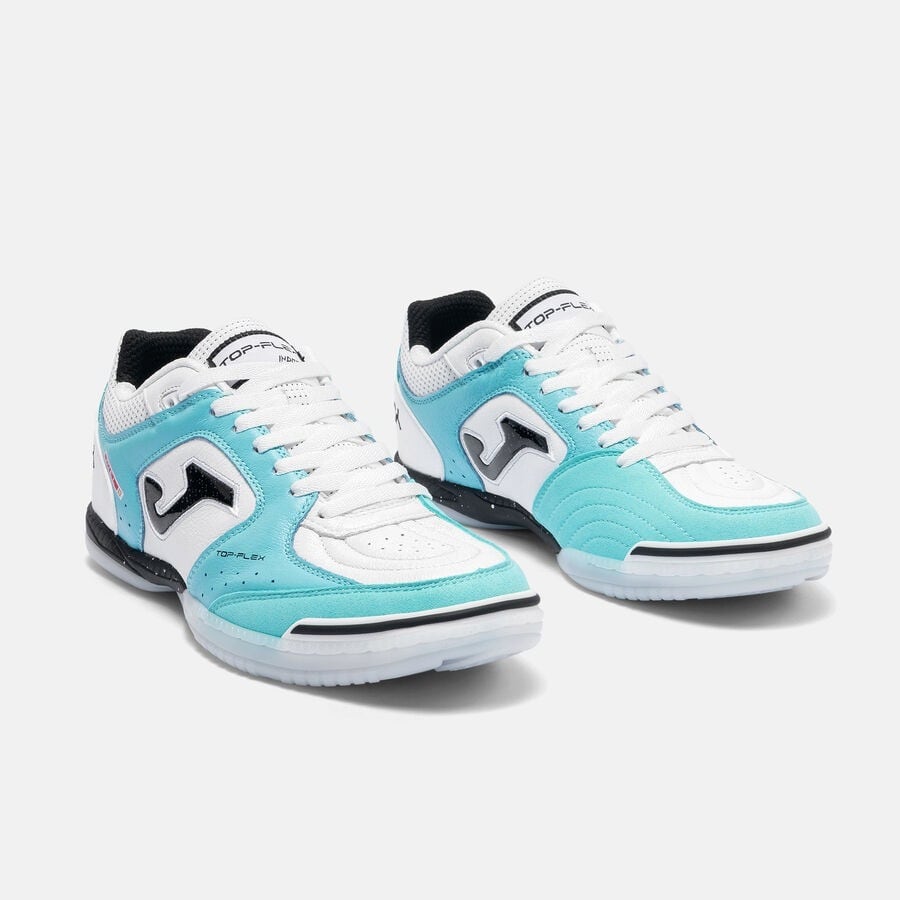 joma / TOP FLEX 2642 FLOUR TURQUOISE WHITE INDOOR | MIZOAK SPORTS