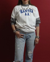 1970's Mantua A.A. / Short Sleeve Sweat Shirt