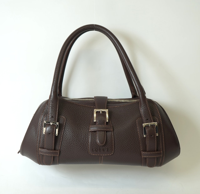 LOEWE ロエベ センダ レザー ハンドバッグ ブラウン 060404 LOEWE ロエベ センダ レザー ハンドバッグ ブラウン 060404