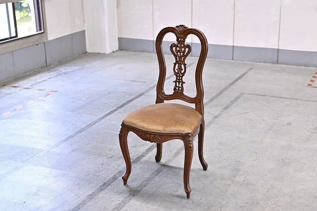 チッペンデール様式 ダイニングチェアb 彫刻 王室 リビング 食卓