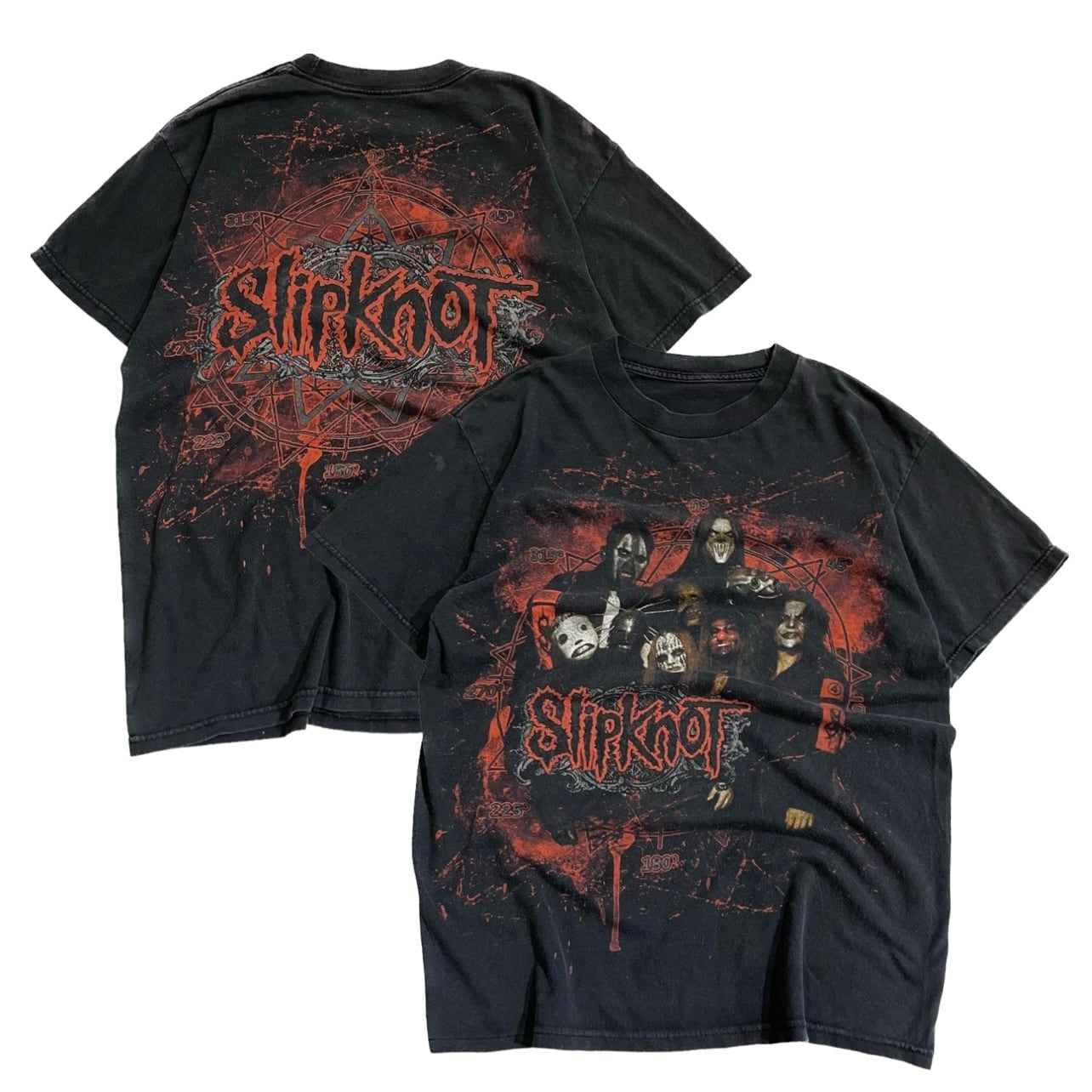 size:L程度【 Slipknot 】スリップノット バンドTシャツ プリントT