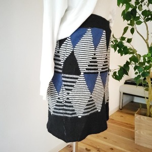 【USED】春オフィスコーデ　ニット＆ニットスカート