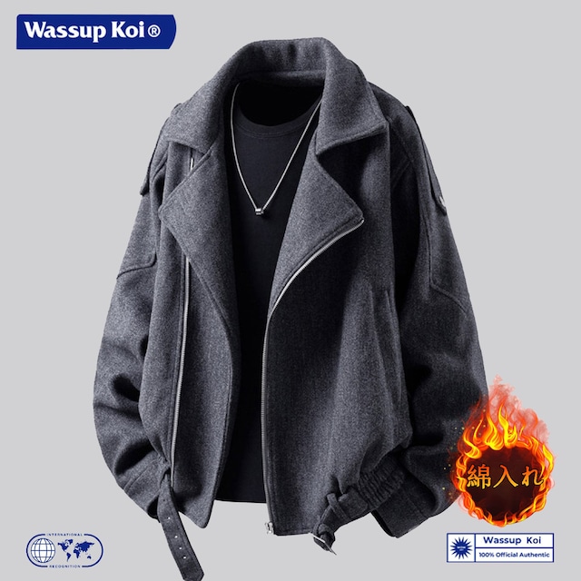 ♥キルティング有りラシャコート！【WSシリーズ】★コート★ 冬用コート ラシャコート ユニセックス 2color アウター 大きいサイズ