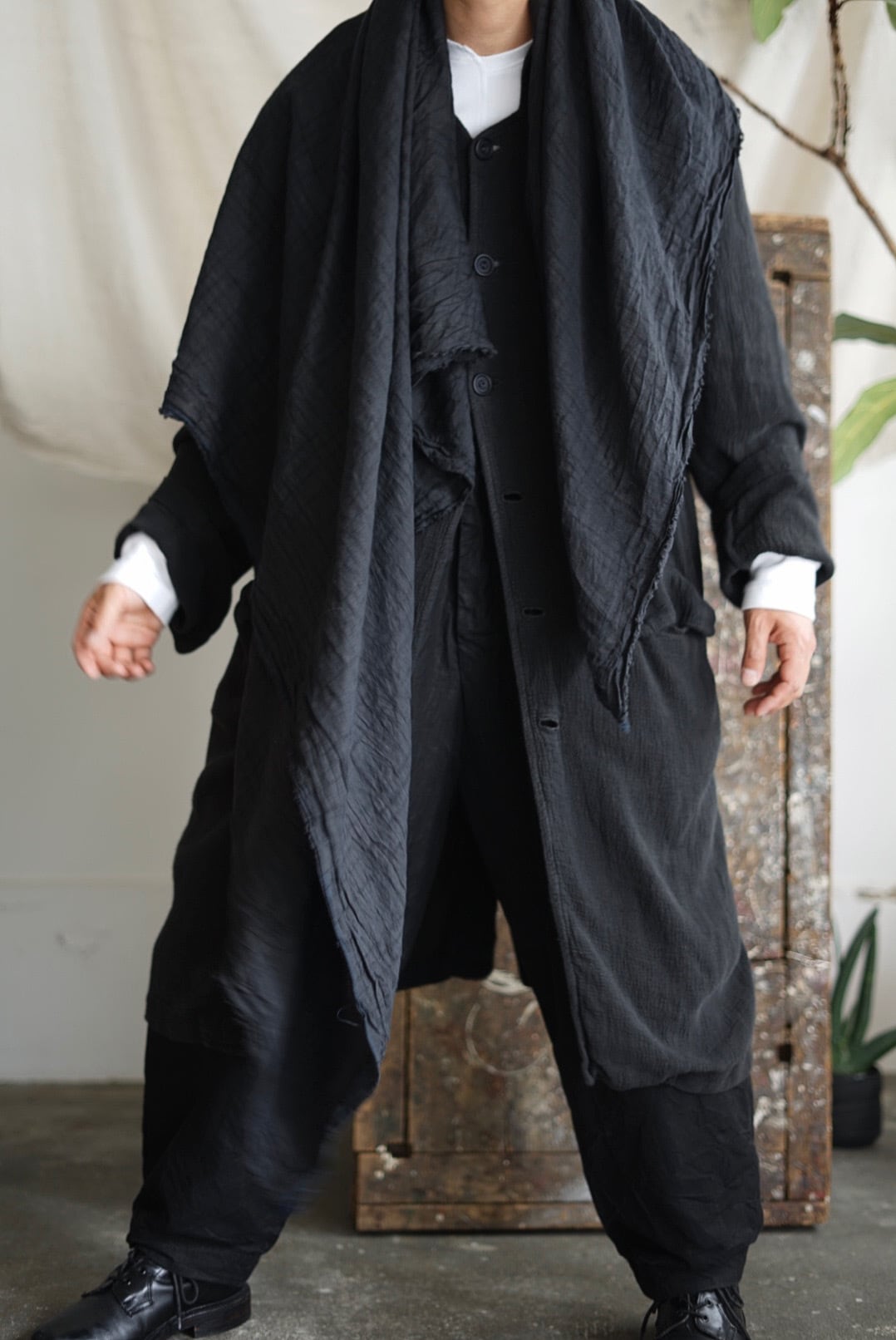 RICORRROBE - MONK COAT | Brownie
