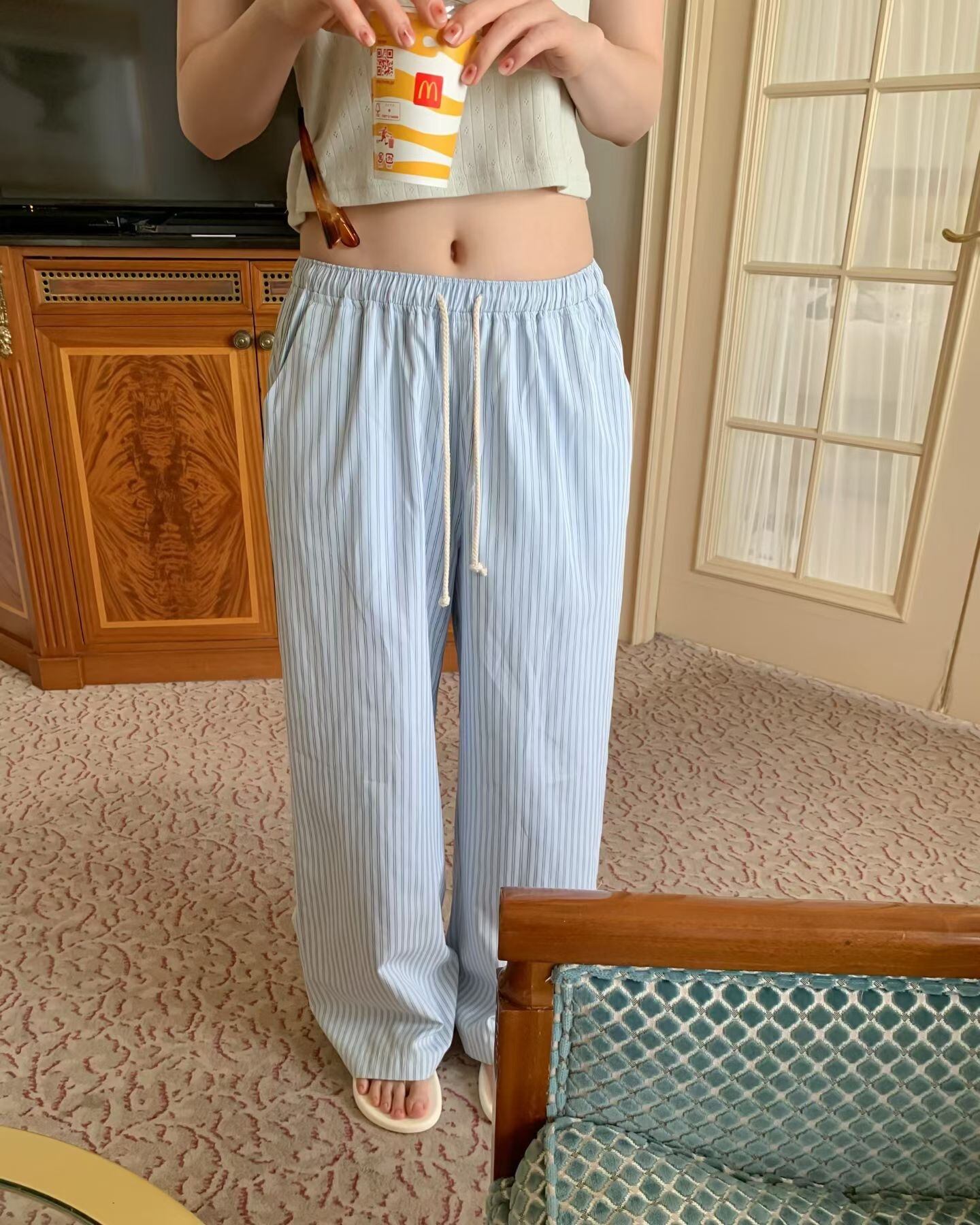 (予約)ezediary / Cereal Stripe Pants / 2color