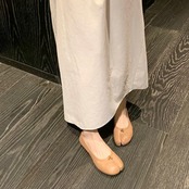 足袋型 ローヒール フラットパンプス 　全3色　 00062