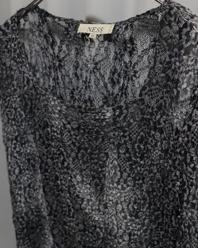 embroidery sleeve flare second knit