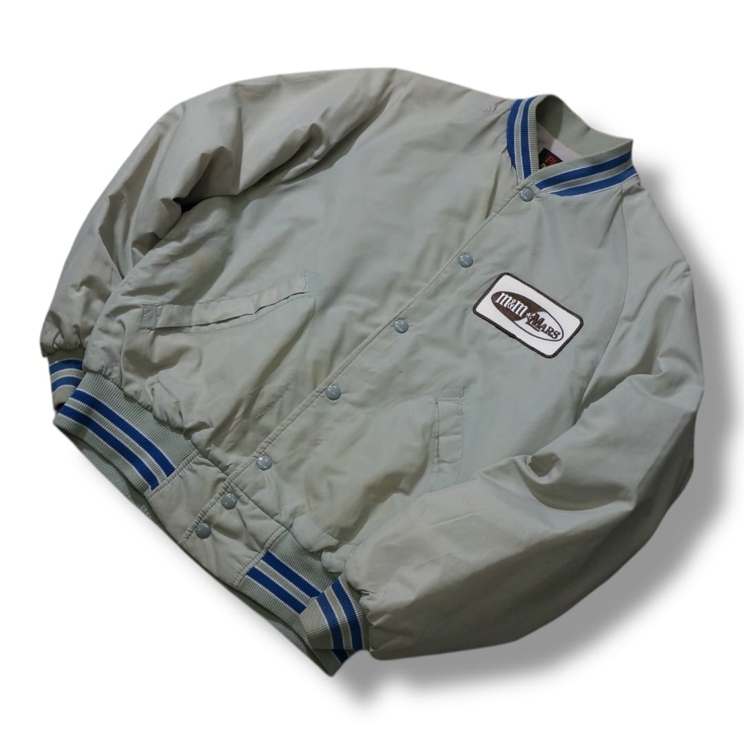 M】中綿入り ナイロン スタジアムジャンパー スタジャン アメリカ製