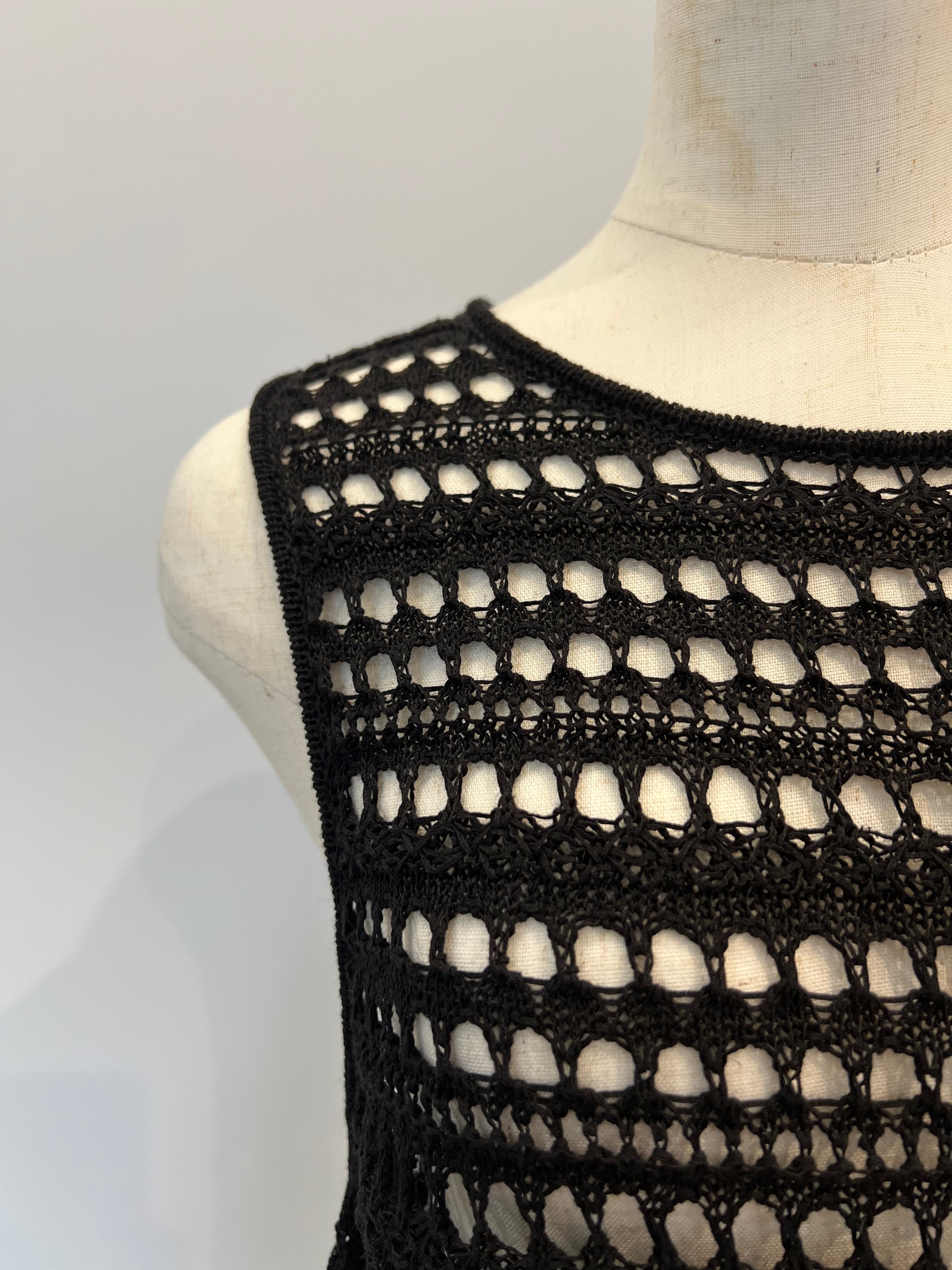 【cafune】メッシュフリンジベスト 525909