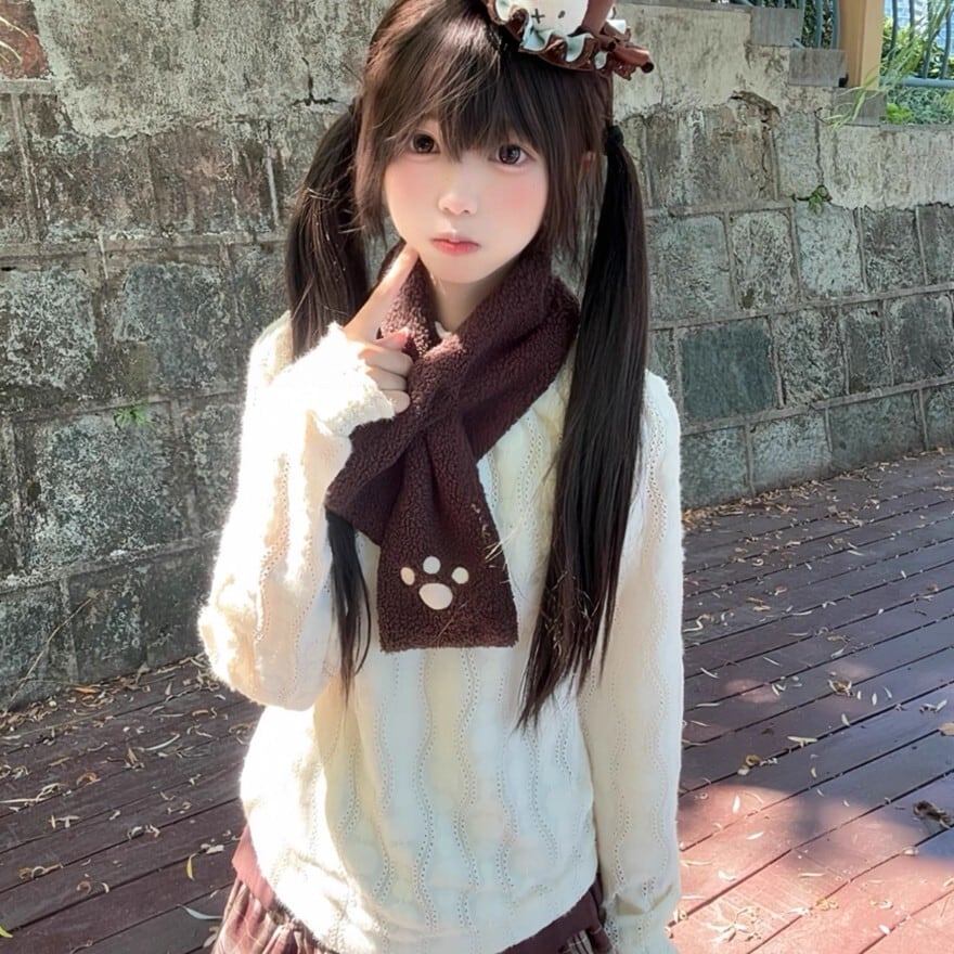 森ガール風 セットアップ ニット チェック柄 ミニスカート｜SEASONZ