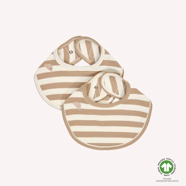 VACVAC/CARLET bib, 2 pack - Montoy stripes