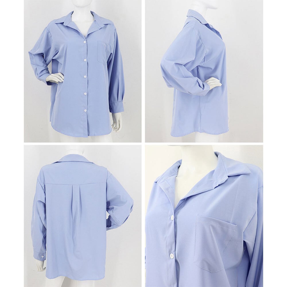 ロング シャツ 長袖 レディース 春秋 韓国 彼シャツ おしゃれ 大人 きれいめ オーバーサイズ シンプル ブラウス 羽織り ゆったり カジュアル トップス 大人可愛い 大人女子
