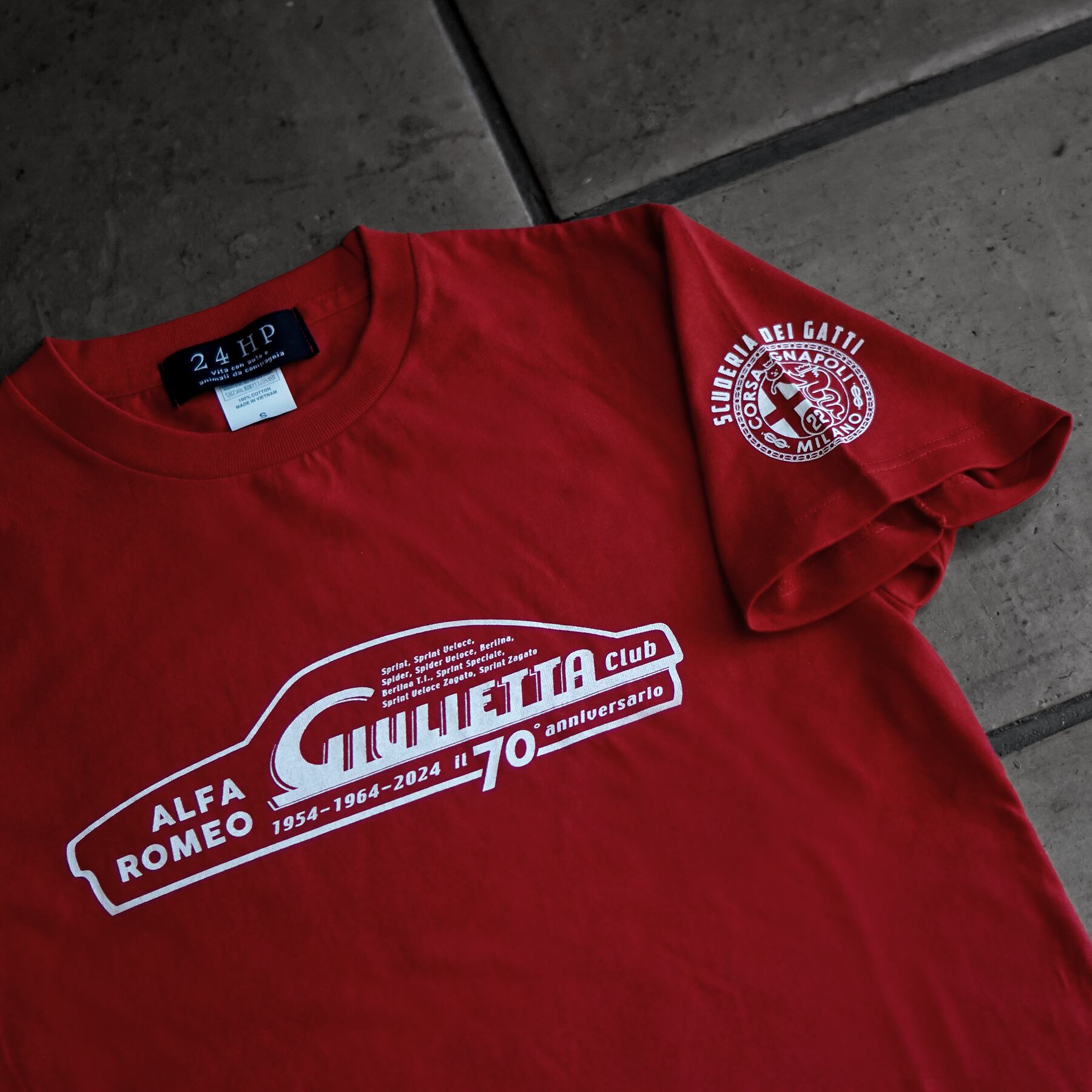 Corsa Gnapoli Giulietta 70 T-shirts コルサニャポリ・ジュリエッタ70
