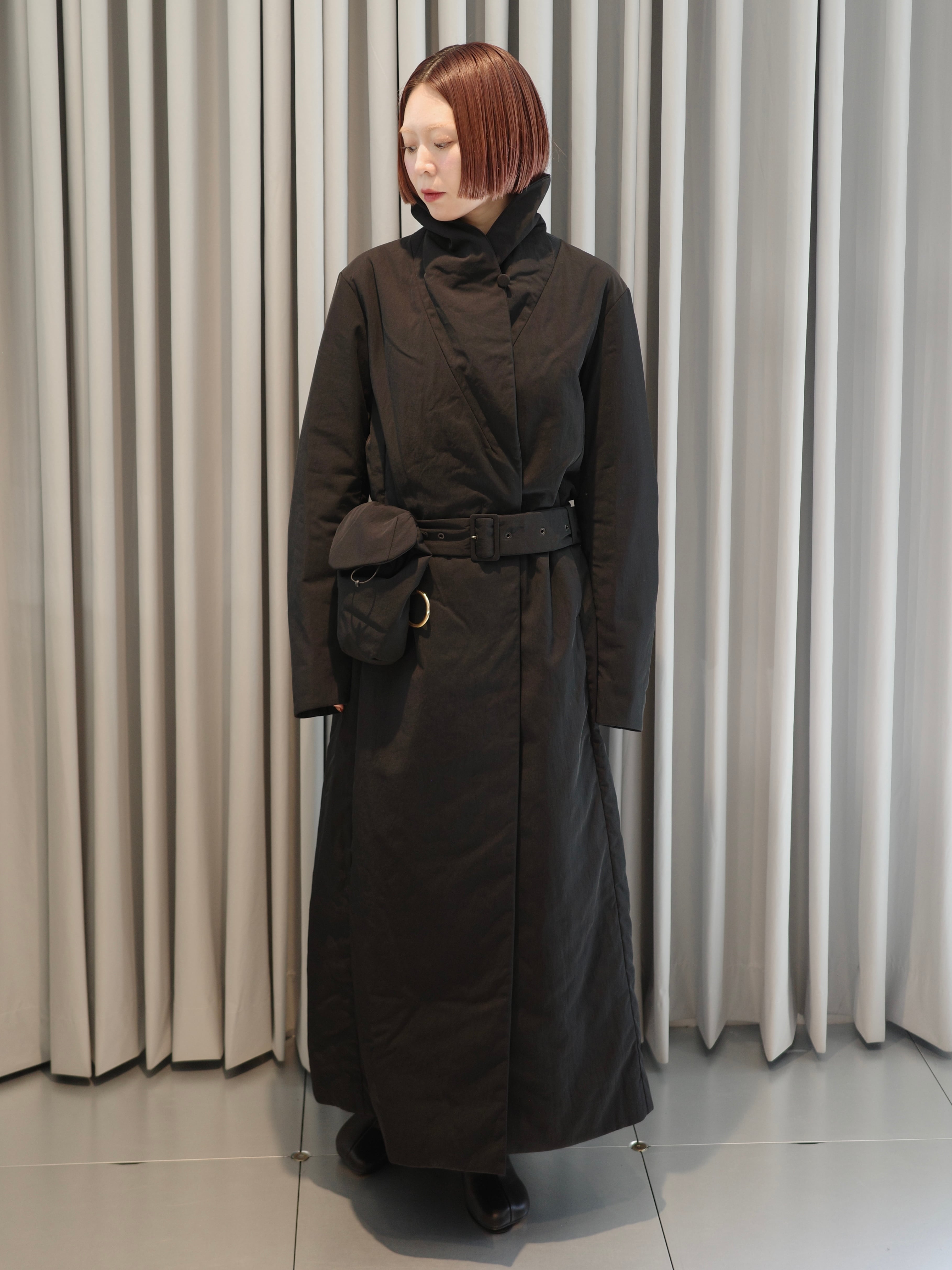 新品未使用タグ付き 26FW Mame Kurogouchi size1 26AW| WOMEN】Mame Kurogouchi マメ クロゴウチ / コート / Nylon