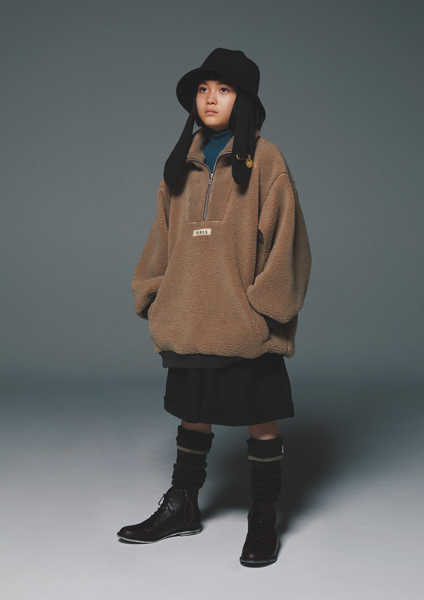 22AW】GRIS ( グリ )Half Zip Blouson［S/M］grayge アウター 