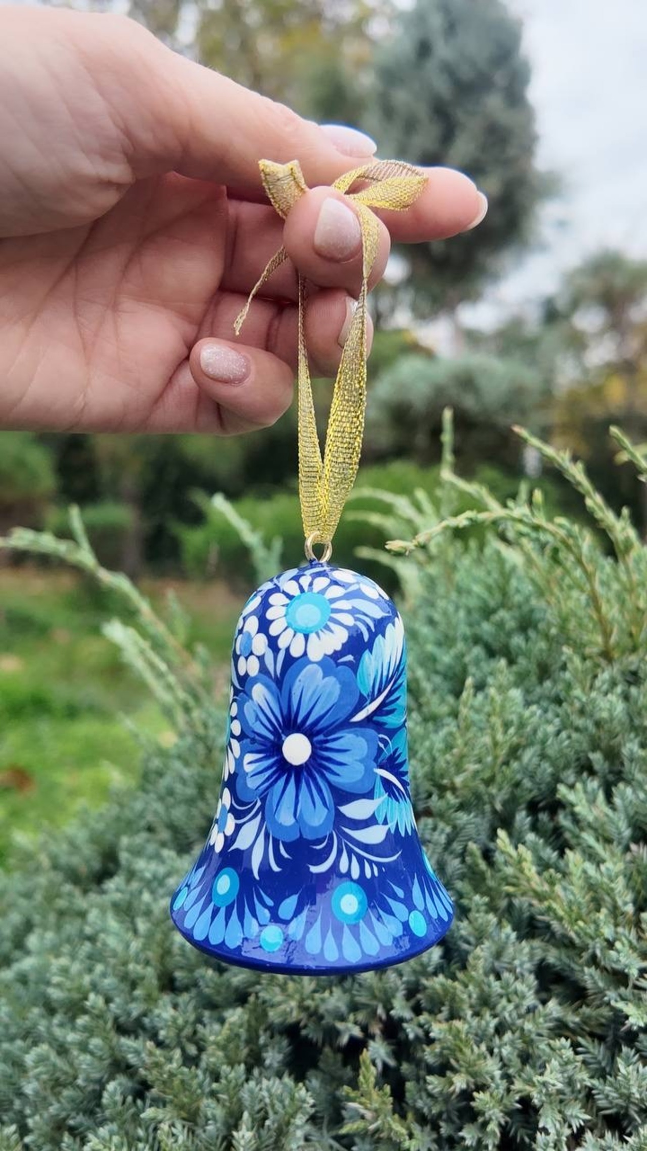 クリスマスデコレーション　ベル3点セット（ティモシェンコ作） - 14