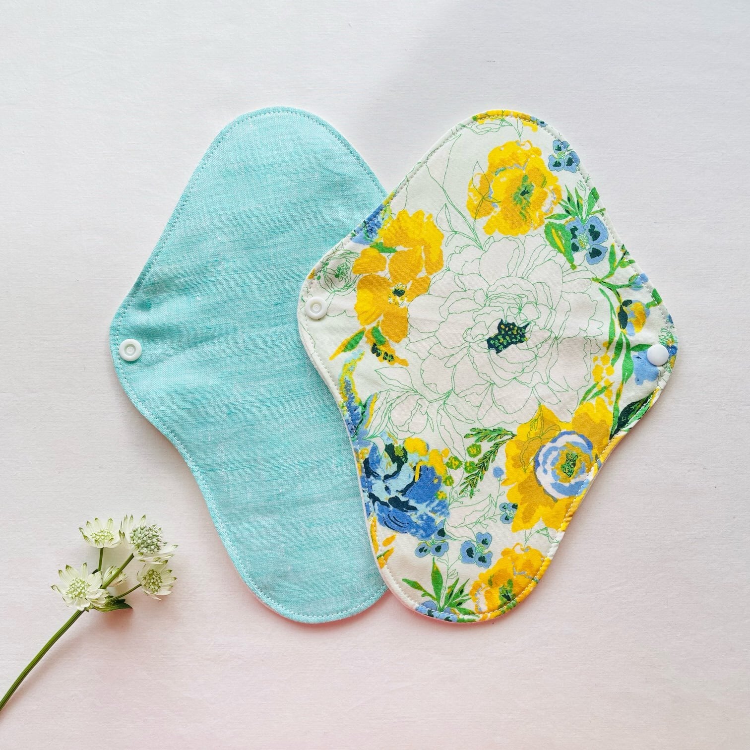 布ナプキンS「emerald + 水花」