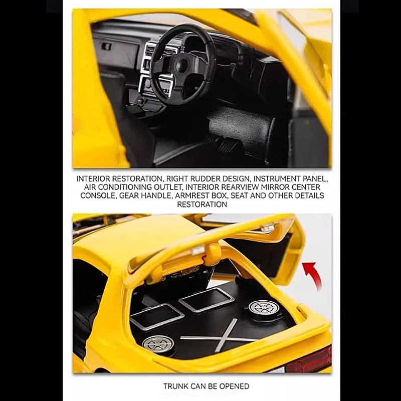 マツダ RX-7 FC3S 1/32 ミニカー 全4色 ライト点灯 エンジンサウンド