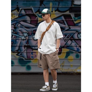 Retro print oversized t-shirt 0618