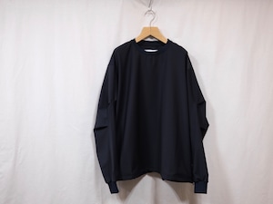 UNTRACE” WASHABLE TROPICAL SMOCK L/S DARK NAVY””