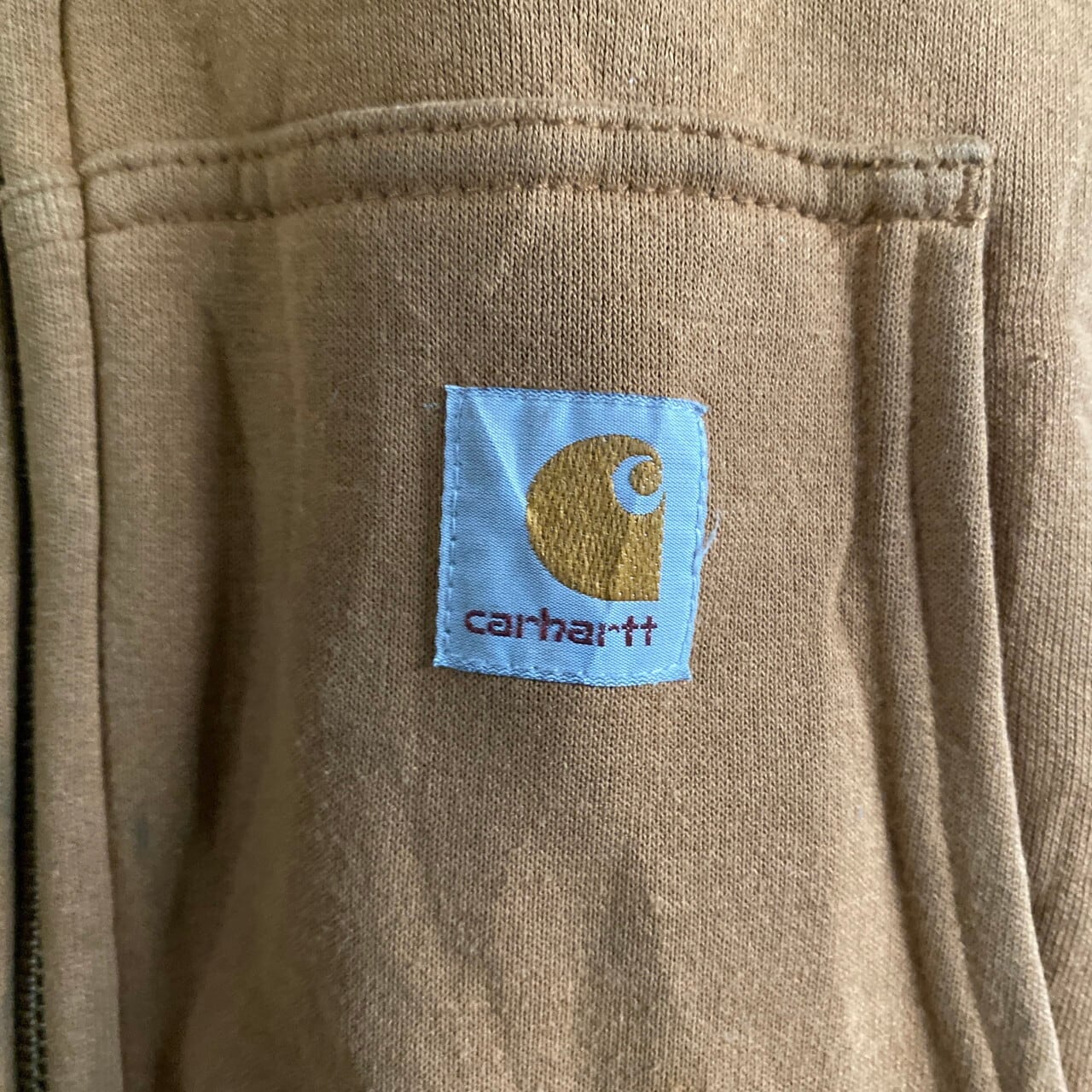 雰囲気系 Carhartt カーハート スウェット フルジップパーカー メンズ