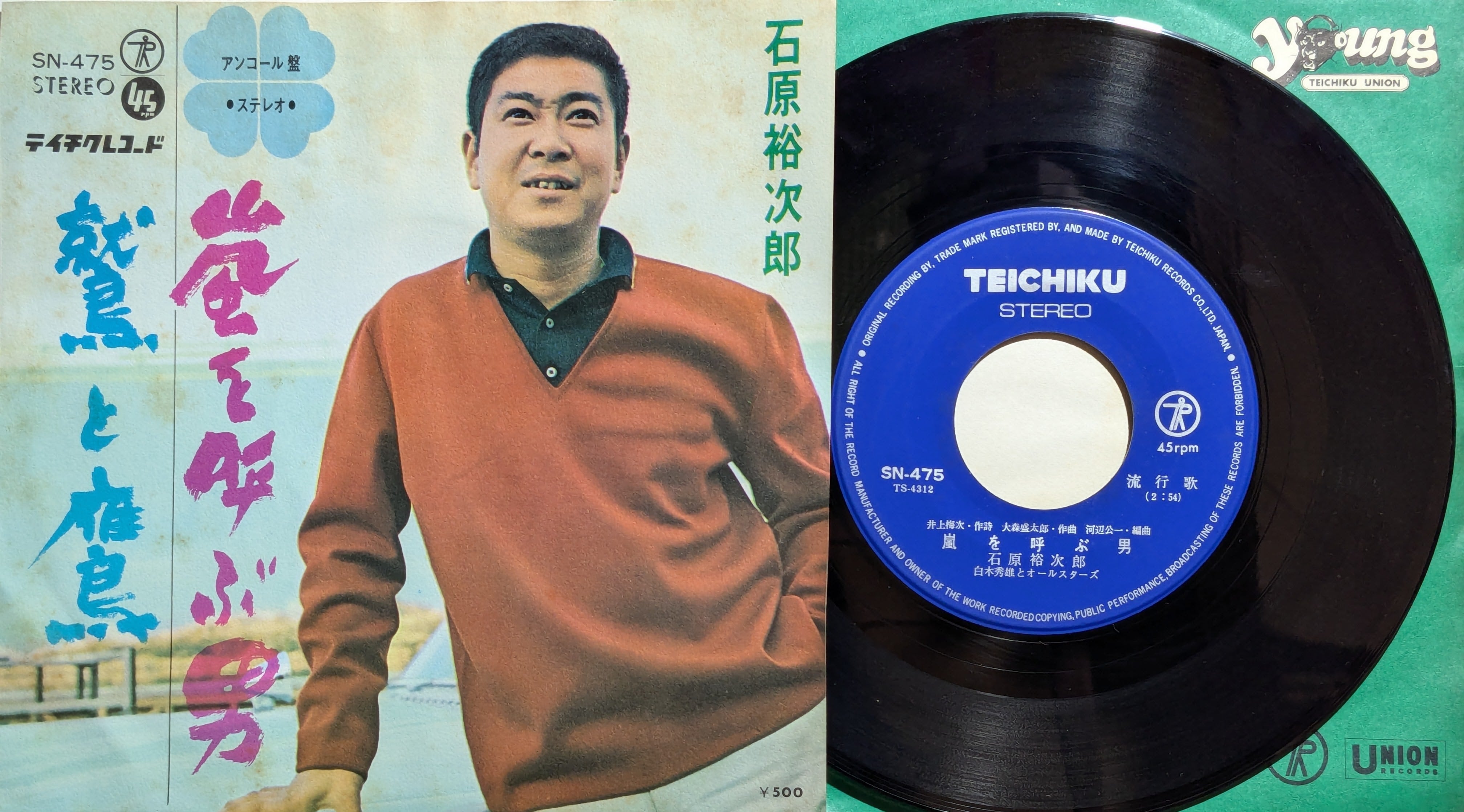 若山富三郎 / 極道ブルース | KOMBU RECORD