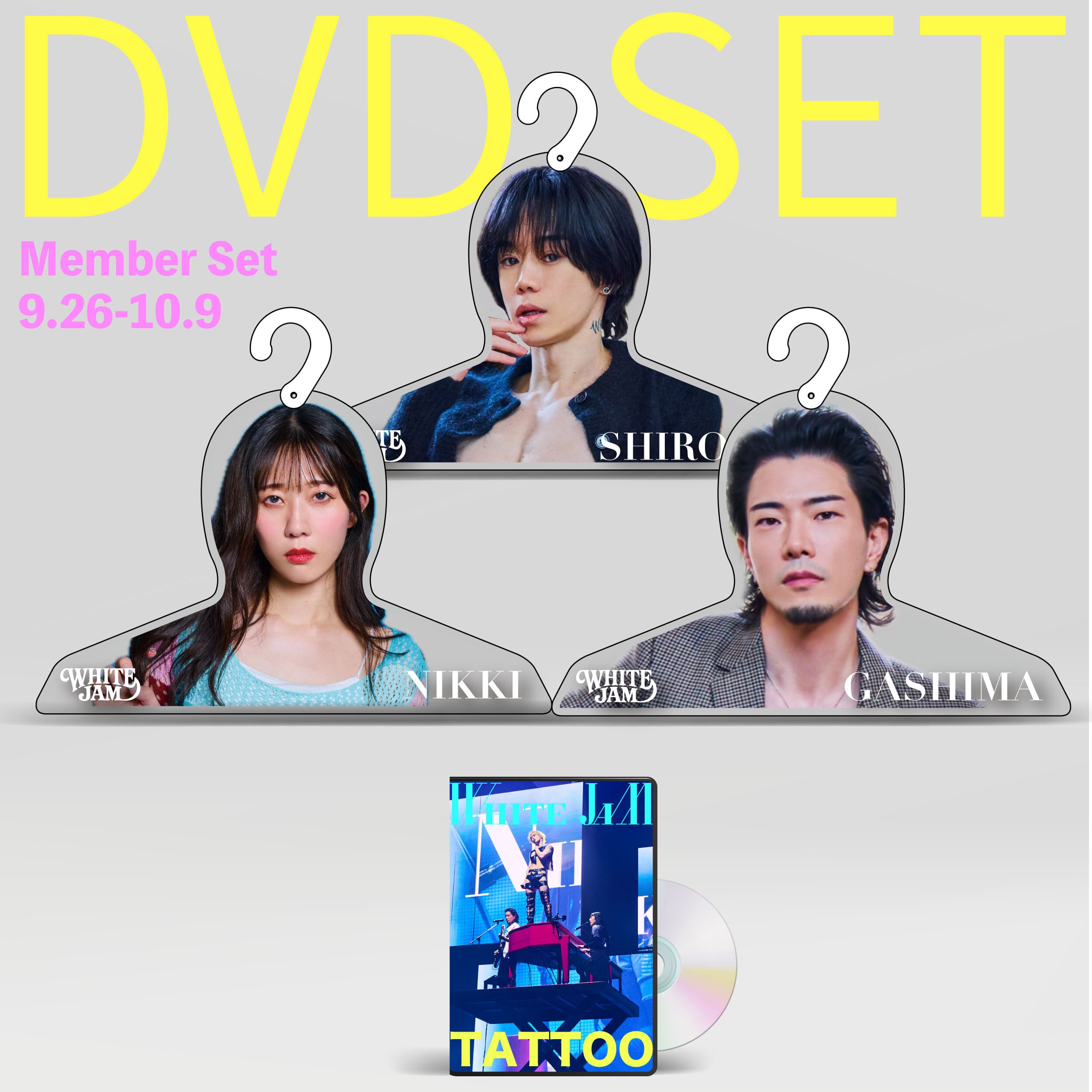 【初回限定盤B】LIVE DVD「Tattoo」メンバーセット
