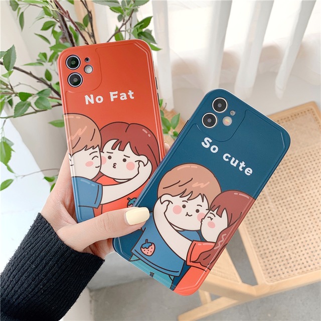 【韓国通販 dgo】iPhone protective case "cute couple"（A0209）