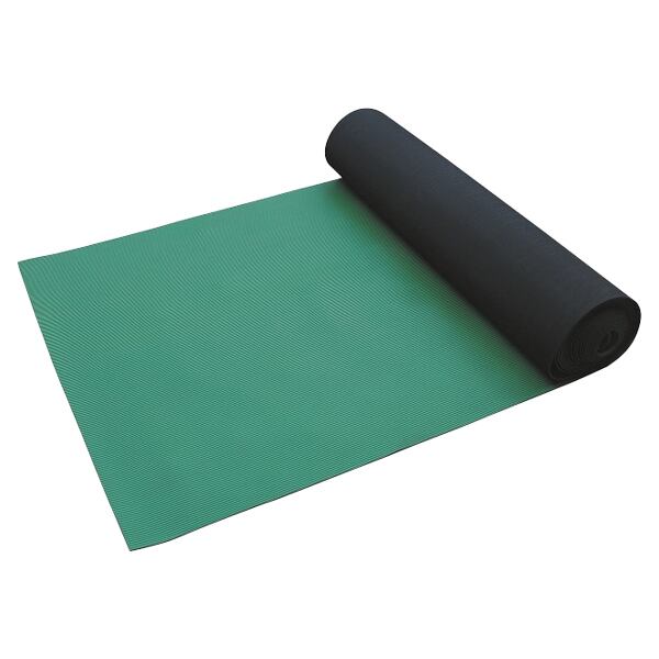 筋入りゴムマット ヨコ筋タイプ 1m×10m 厚み3mm aro 1枚 AR-1545 AR1545 B山ゴムマット 滑り止め 工事用 工事現場 養生 安全通路の確保