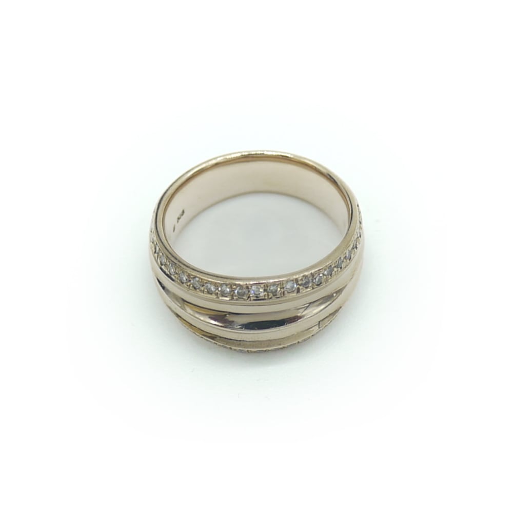 K18PG ダイヤモンド デザインリング 18金 ピンクゴールド 指輪 12号 Y02671