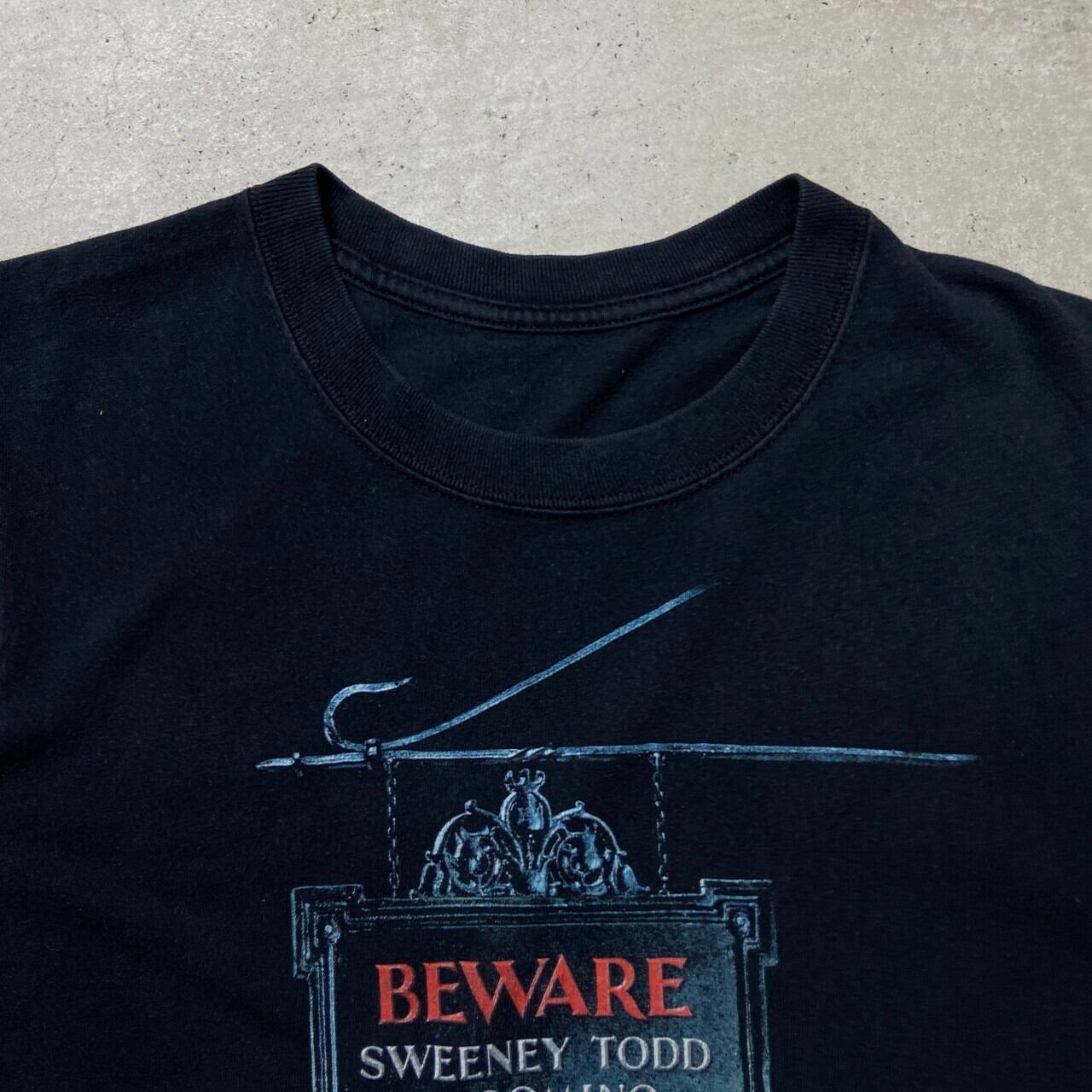 00年代 SWEENEY TODD ムービープリントTシャツ ノースリーブTシャツ