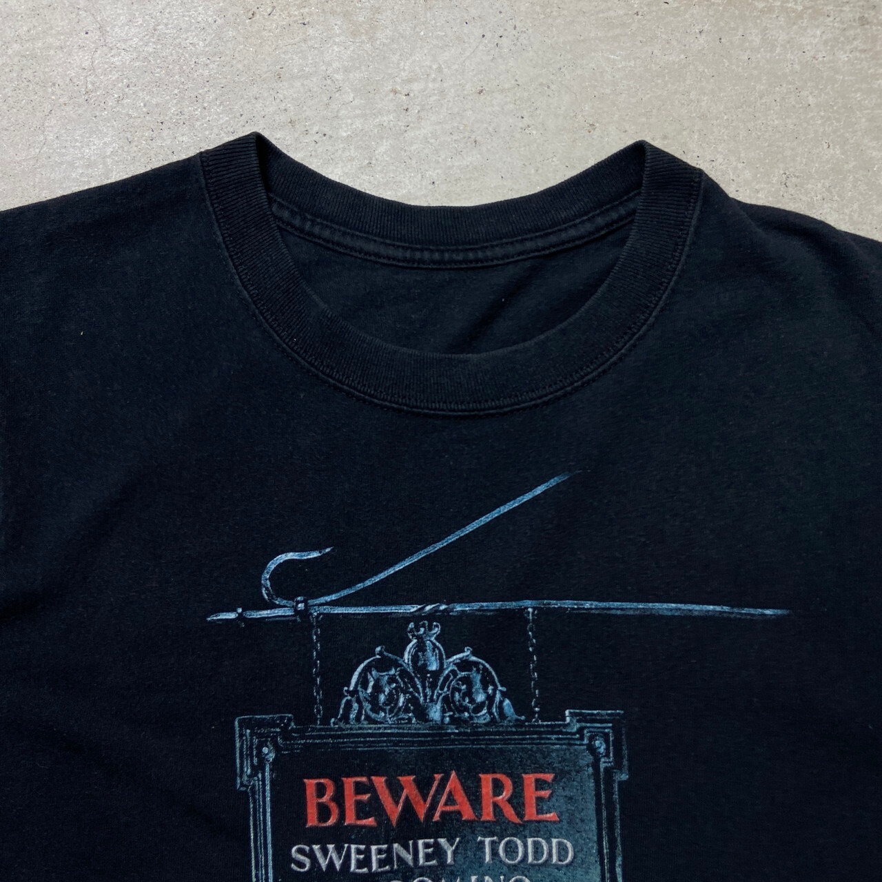 00年代 SWEENEY TODD ムービープリントTシャツ ノースリーブTシャツ 