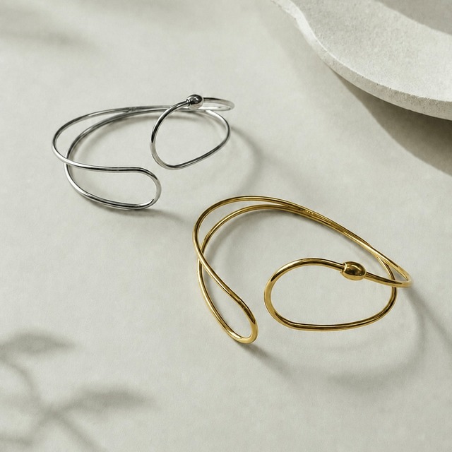 stainless steel bangle ステンレスバングル