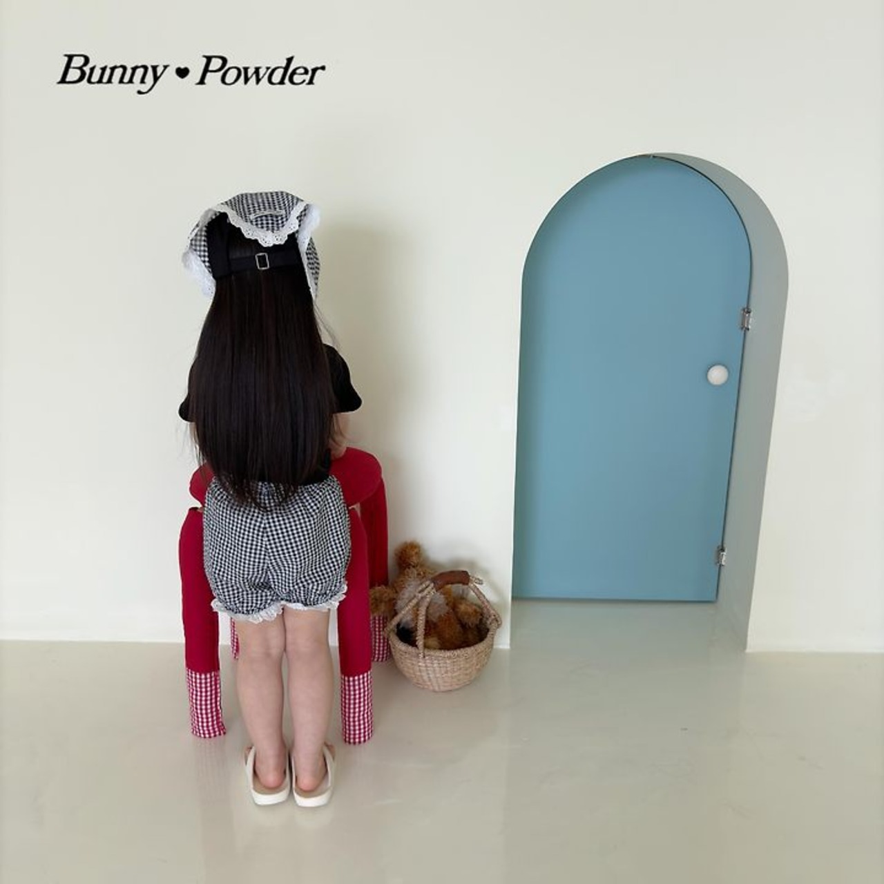 [Bunny Powder] (Planning) Check Bloomer Pants (2XL/3XL) / [버니파우더] 기획)체크블루머팬츠 (2XL/3XL)