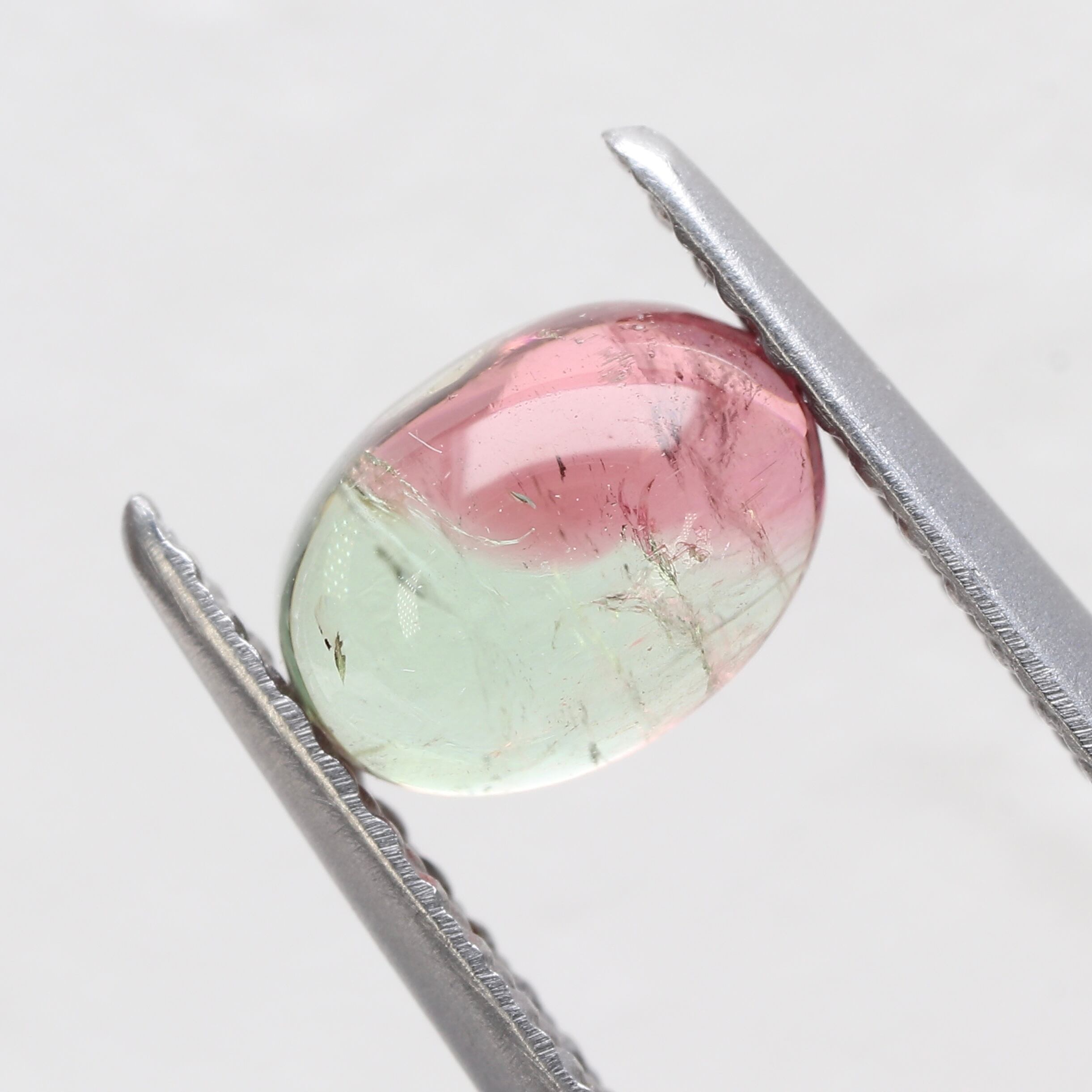 バイカラートルマリン 1.02ct カボション | 色石堂