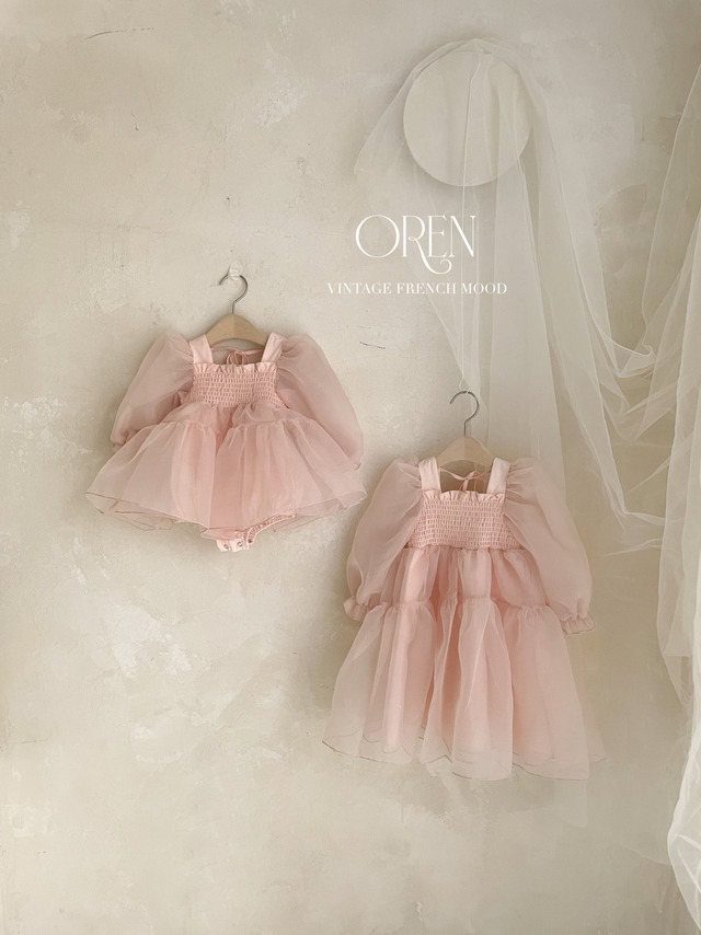ラスト1 creamS【即納】<OREN> Say organza suit