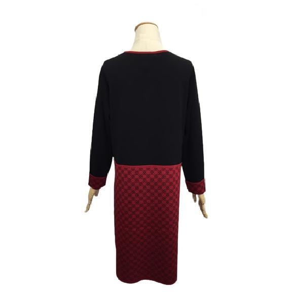 2022年秋冬30%OFF スーパービューティー ワンピース ジャガード編み