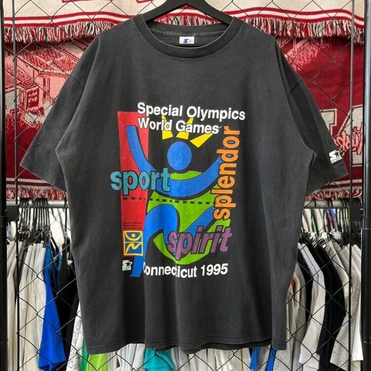 90s USA製 オリンピック デザインTシャツ スターター XL 古着 古着